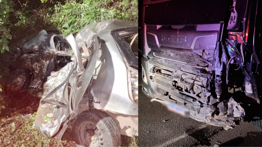 acidente-na-br-476-entre-carro-e-caminho-deixa-uma-pessoa-morta