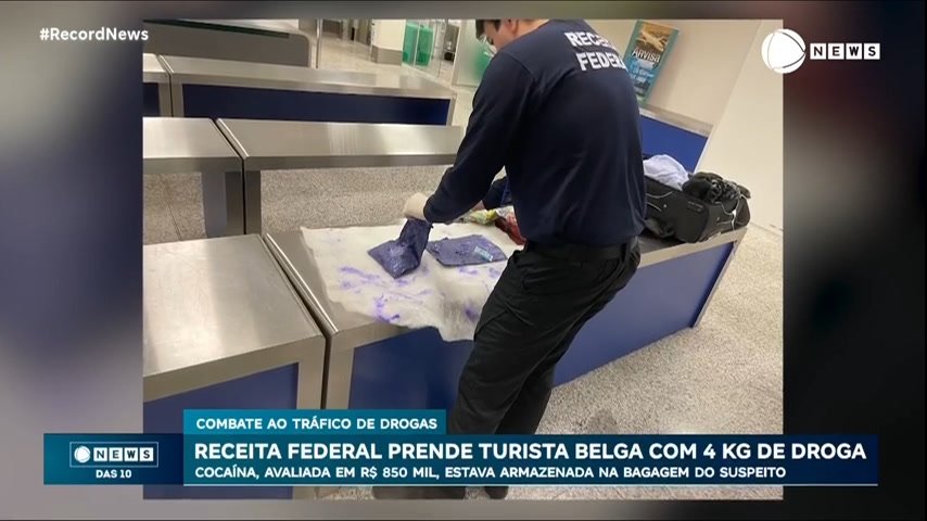 Receita Federal prende turista belga com 4 kg de droga em aeroporto de Braslia receita-federal-prende-turista-belga-com-4-kg-de-droga-em-aeroporto-de-braslia