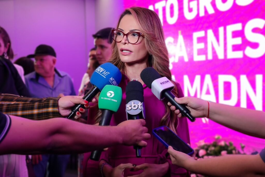 Primeira-dama Virginia Mendes condena feminicídio em Sinop e volta a defender punições mais severas contra criminosos