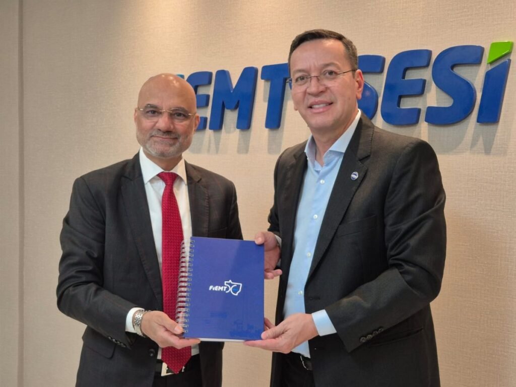 Embaixador da Índia visita a Fiemt para estreitar relacionamentos comerciais