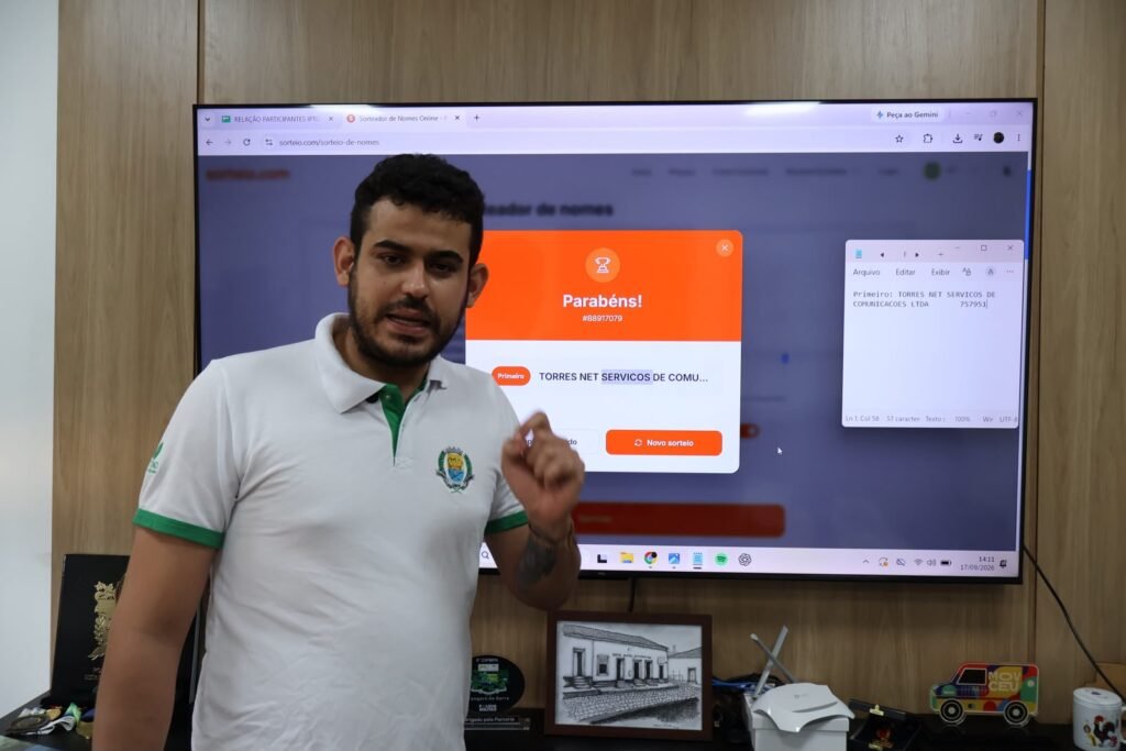 Prefeitura de Diamantino realiza segundo sorteio do IPTU Premiado 2026 e contempla quatro contribuintes