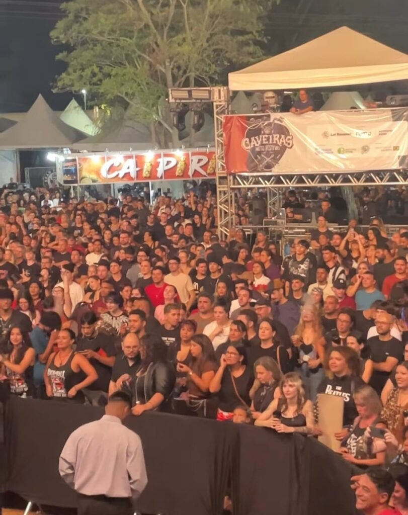 Segunda noite do Caveiras Moto Festival movimenta cena cultural de Rondonópolis