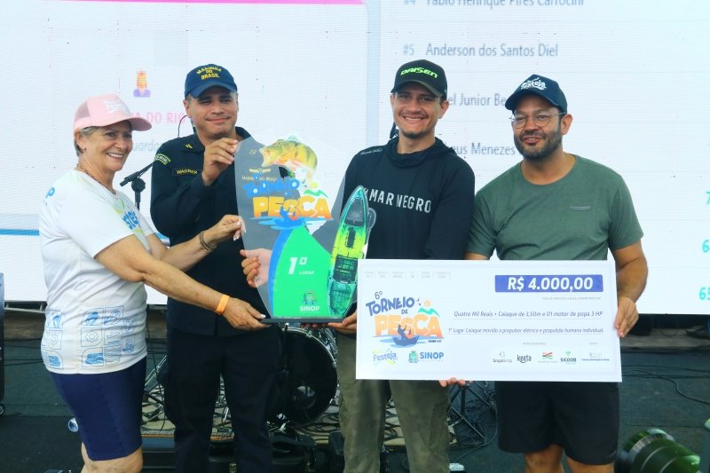 Festeja Sinop: 6ª edição do Torneio de Pesca Esportiva premia categoria caiaque na Praia do Cortado